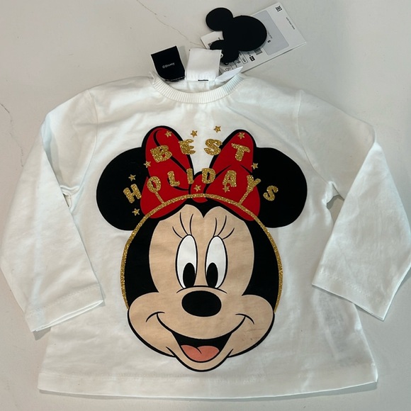 Zara Other - NWT ZARA Minnie Mouse holiday Christmas long sleeve shirt